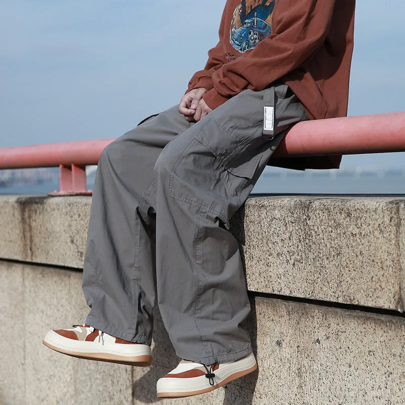 Men's Summer American Retro Loose Casual Pants