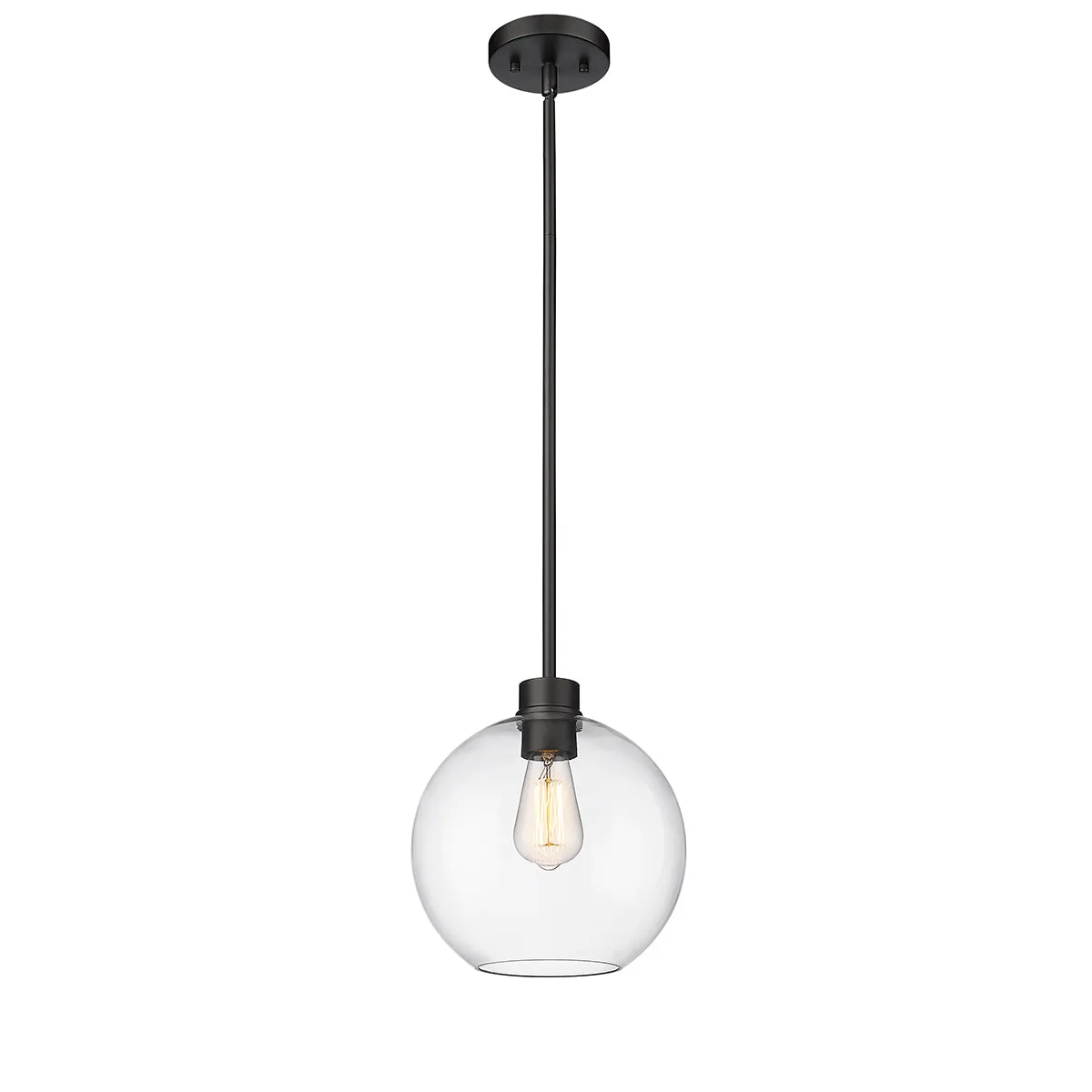 Millennium Lighting 1 Light Outdoor Hanging Pendant, Basin Series, Powdered Coat Black or Powdered Coat Bronze Finish