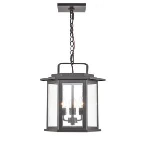 Millennium Lighting 3 Light 18" Outdoor Pendant Light, Ellis Collection