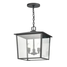 Millennium Lighting 3 Light 19" Outdoor Pendant Light, Fetterton Collection