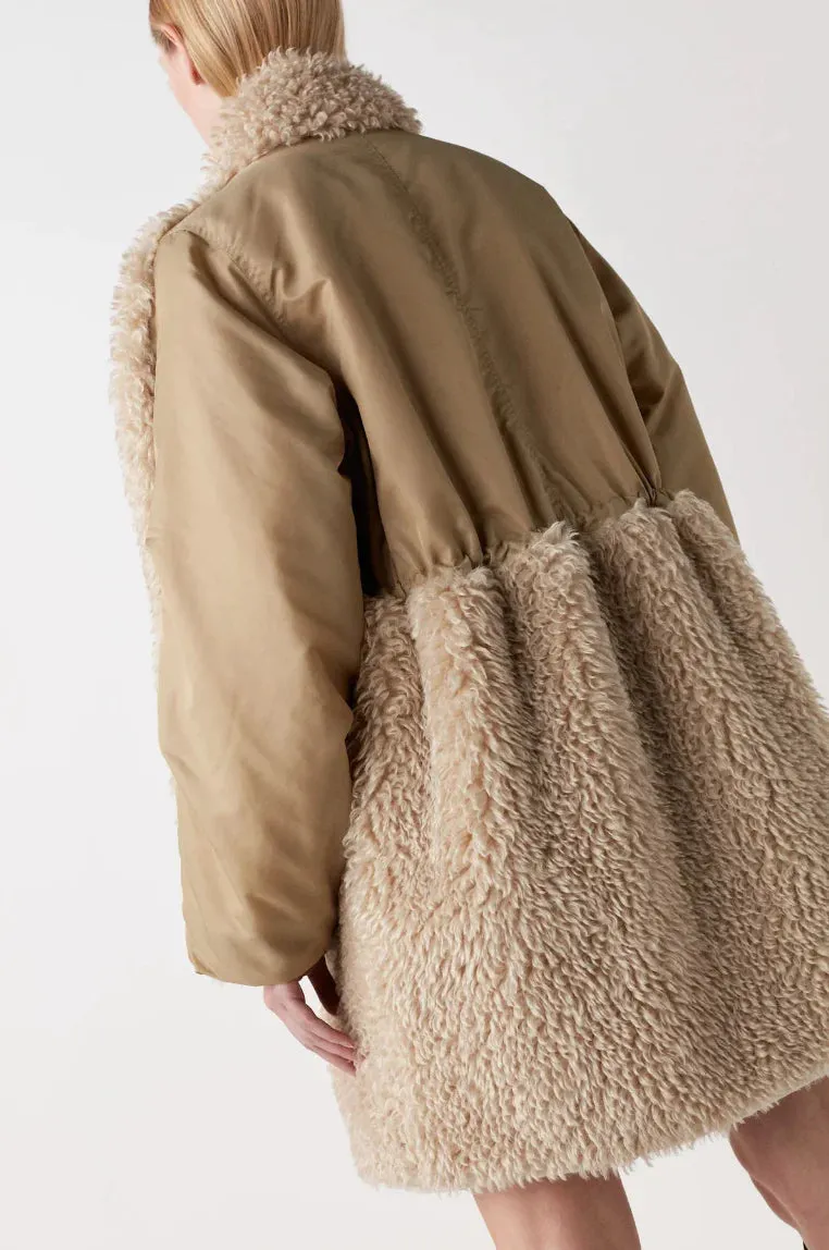 MILLY COAT - LIGHT SAND