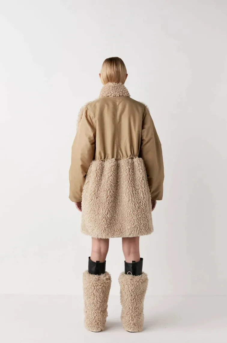 MILLY COAT - LIGHT SAND