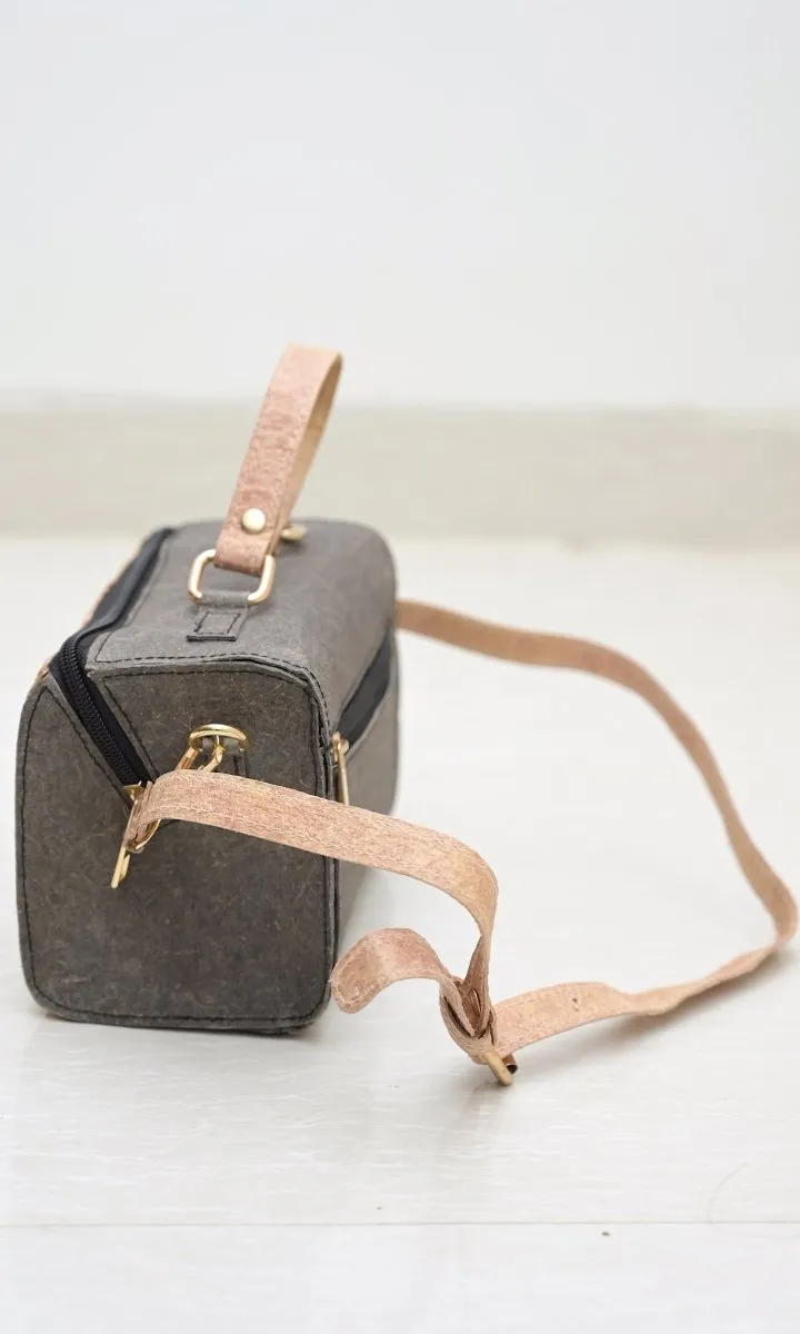 Mini Natural Duffle | Made with Coconut Leather