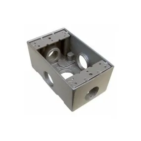 Morris Products 36070 WP Box 5-1/2 inch Holes Gray