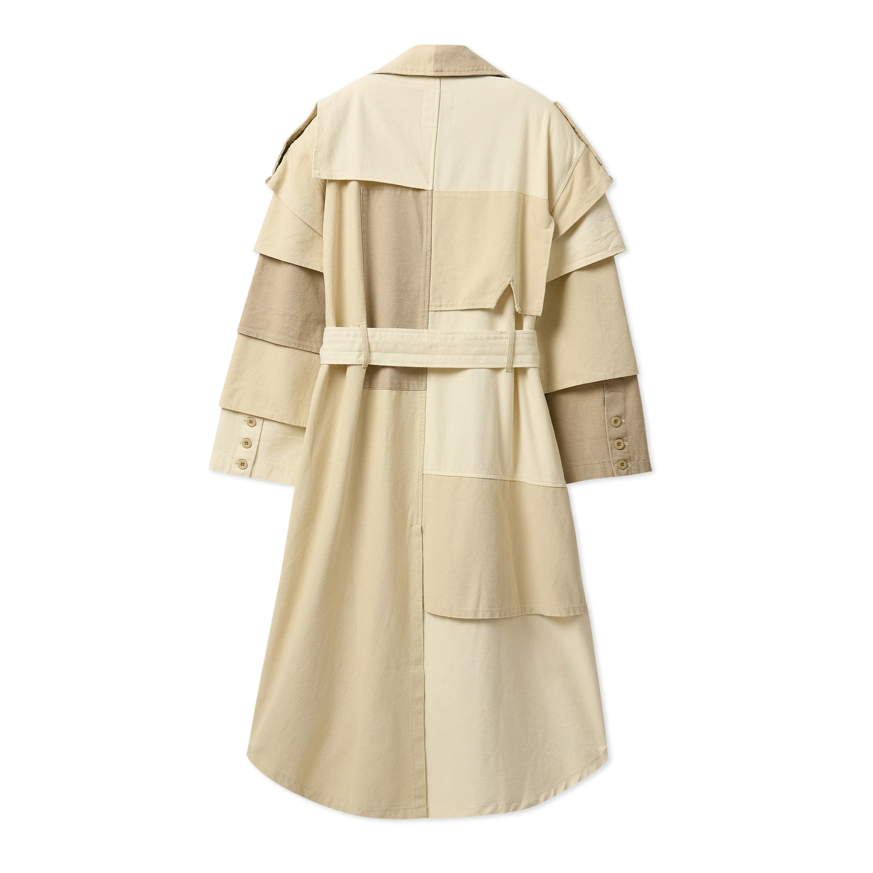 Multi Layered Trenchcoat [Light Tan]