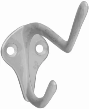 National Mfg N830-162 Satin Nickel Coat & Hat Hook - Quantity of 50