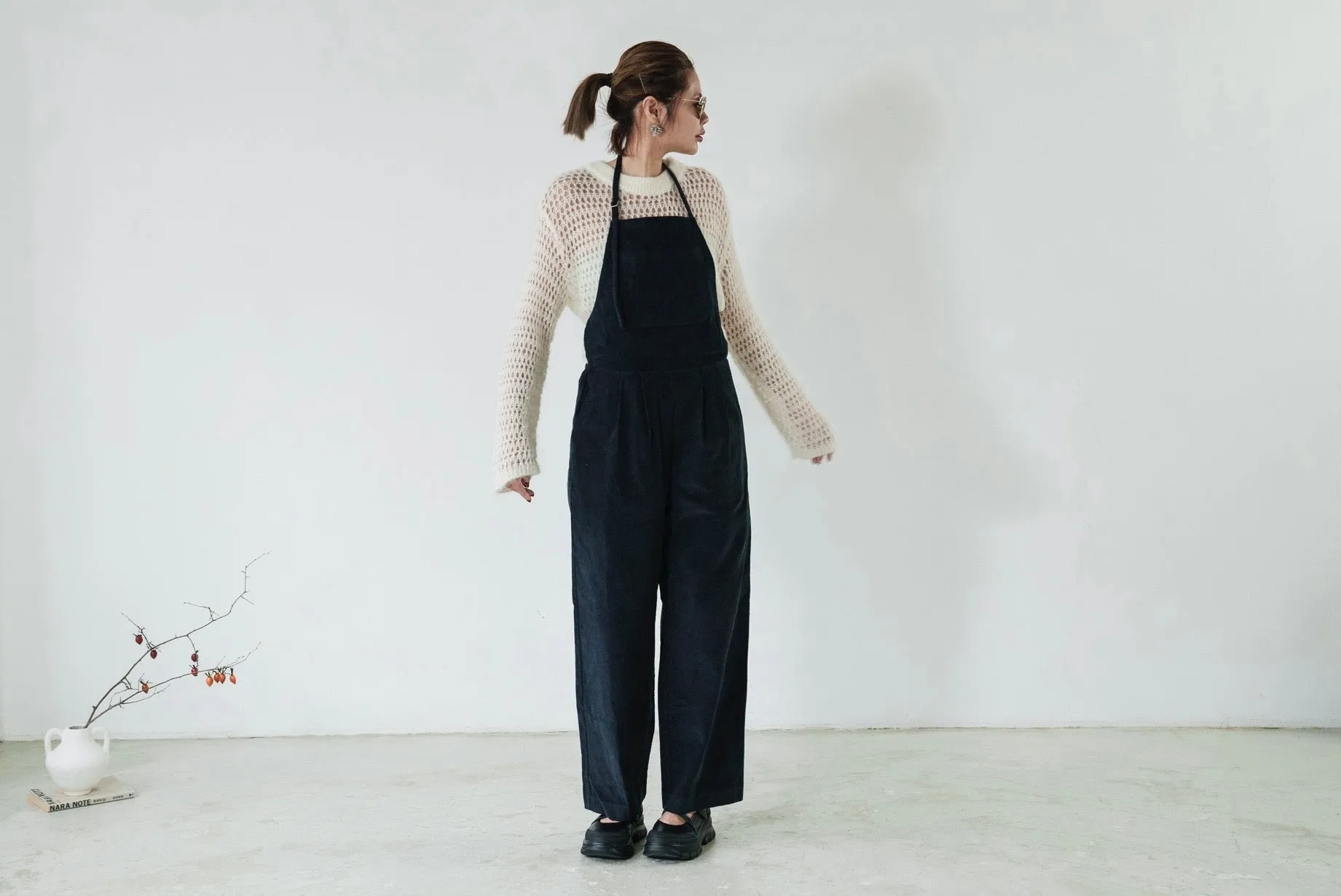 NAVY CORDUROY OVERALL *LAST 2*