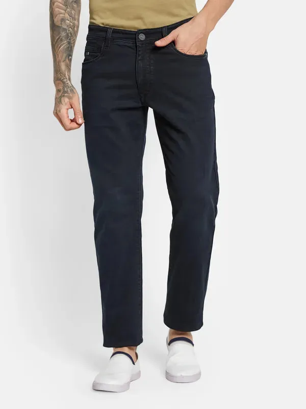 Octave Men Straight Fit Clean Look No Fade Jeans