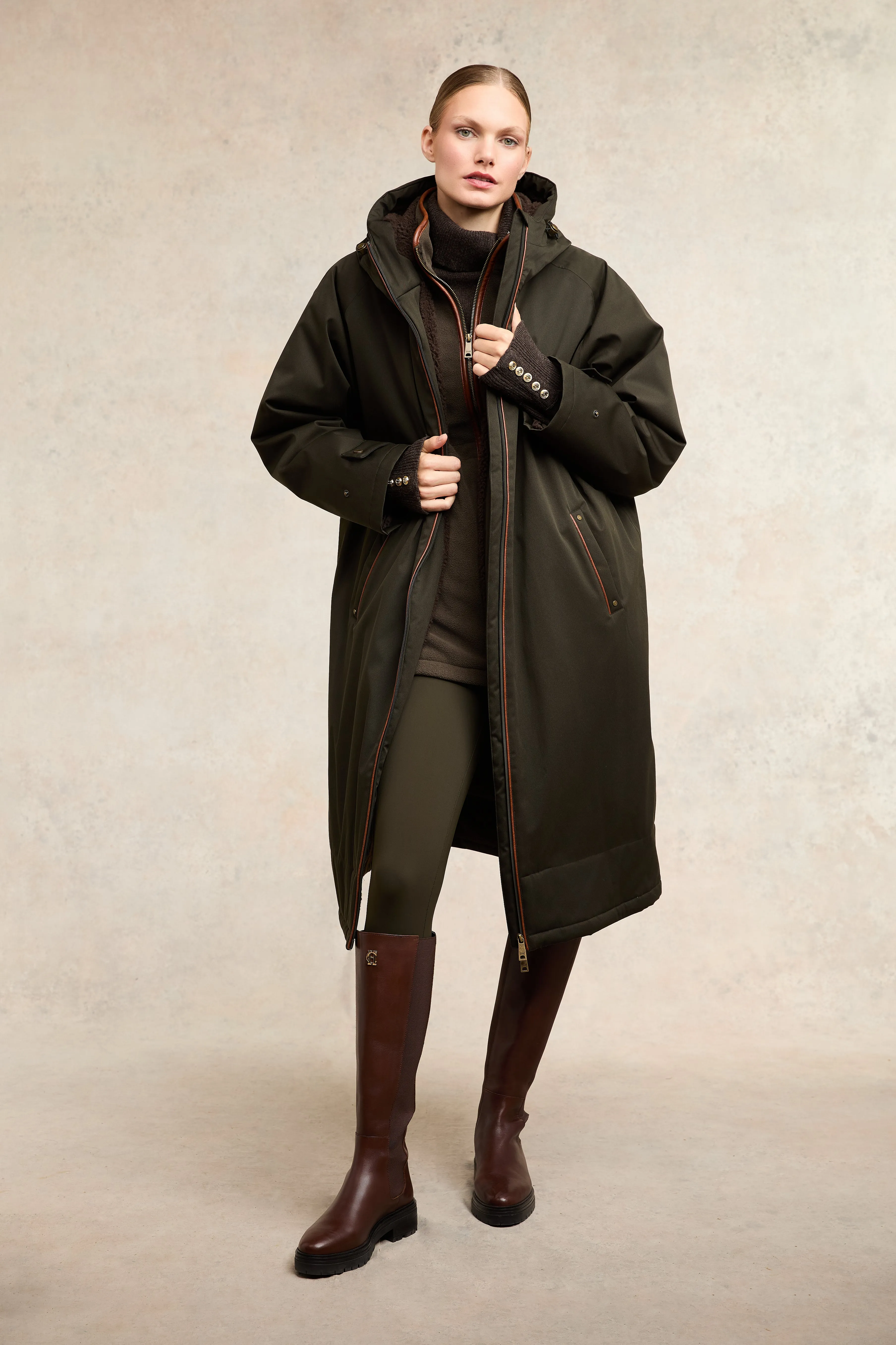 One-Size Waterproof Coat (Khaki)