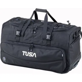 Open Box TUSA - Dive Gear Roller Duffle Bag in Black