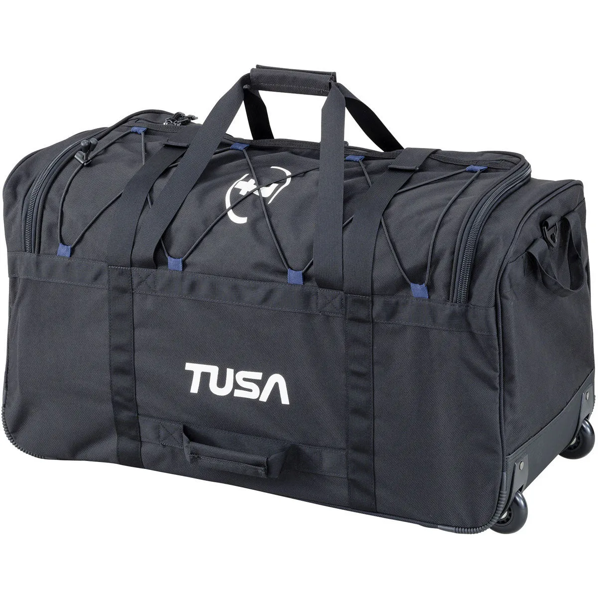 Open Box TUSA - Dive Gear Roller Duffle Bag in Black