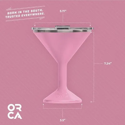 ORCA Coolers 13oz Tini Stainless Steel Lidded Martini Tumbler - Dusty Rose