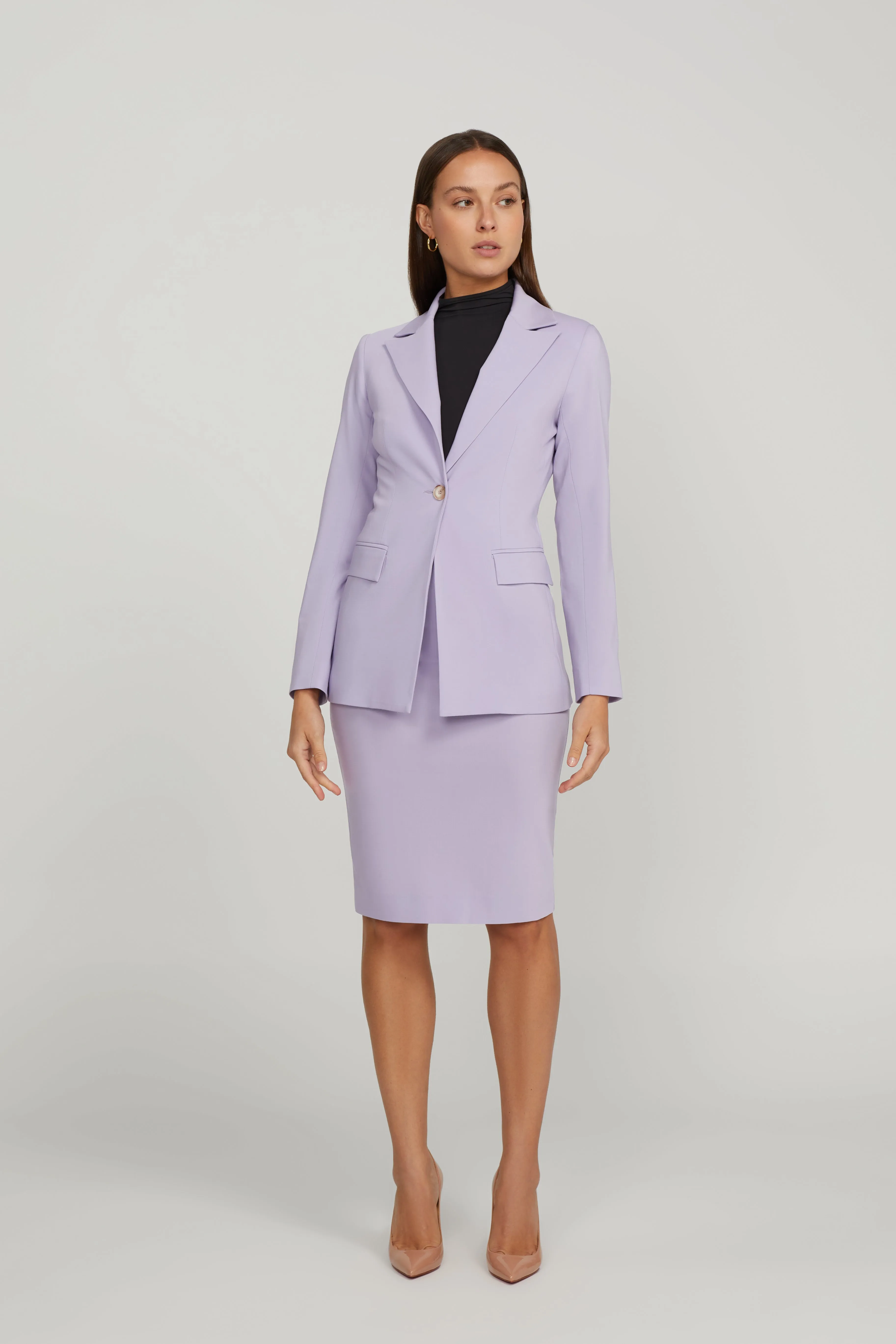 PENCIL SKIRT SET WISTERIA