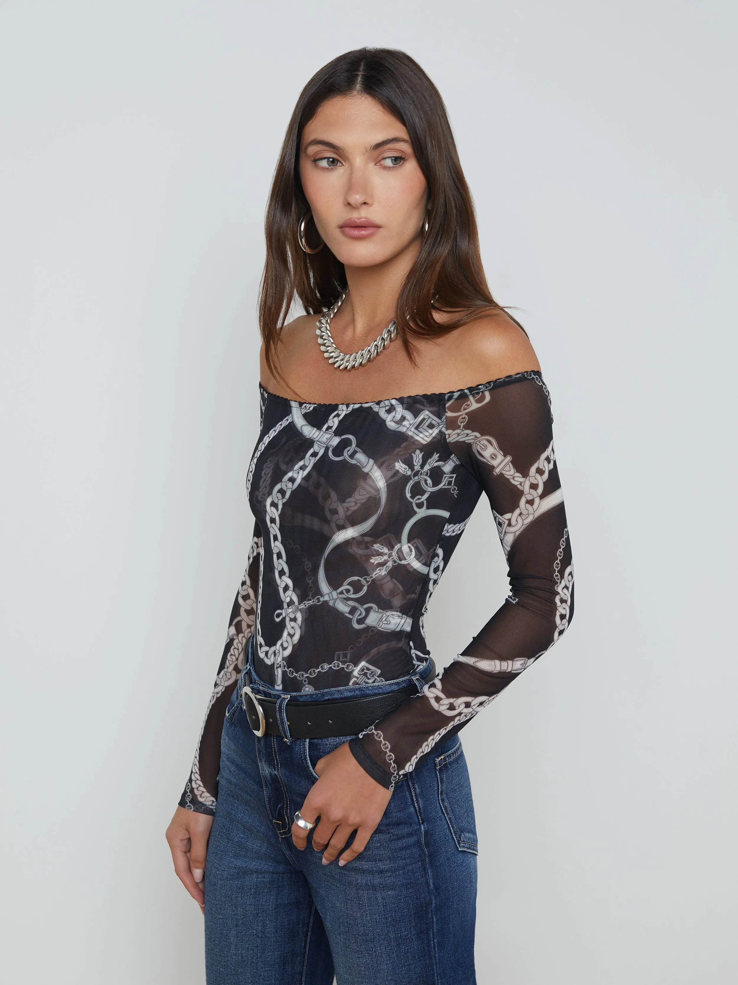 Peonie Off-The-Shoulder Bodysuit