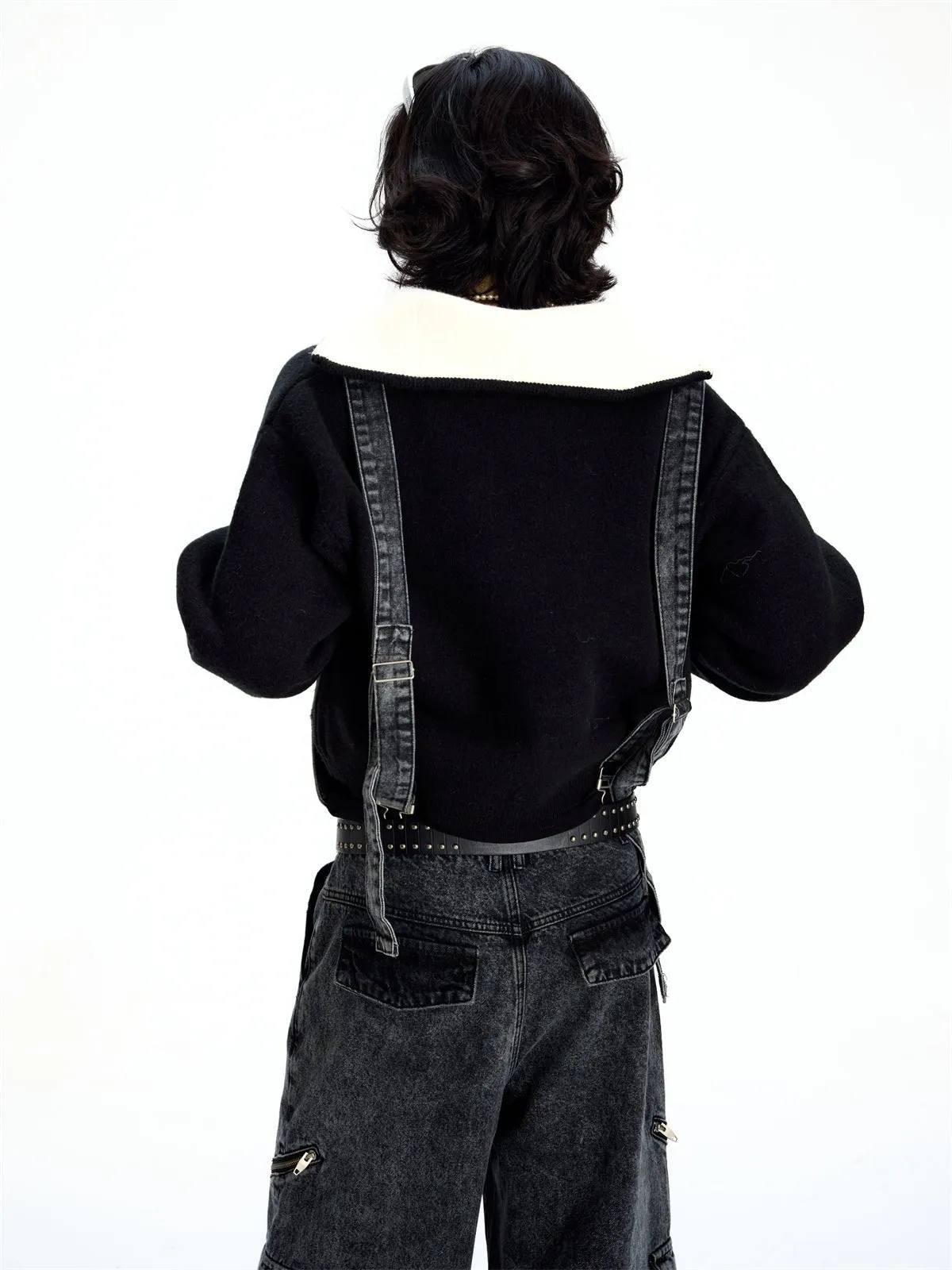 [PeopleStyle]  American vintage back design overall na794