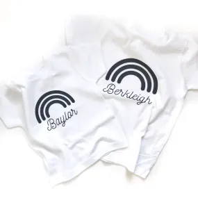 Personalized Name Bodysuit - Rainbow