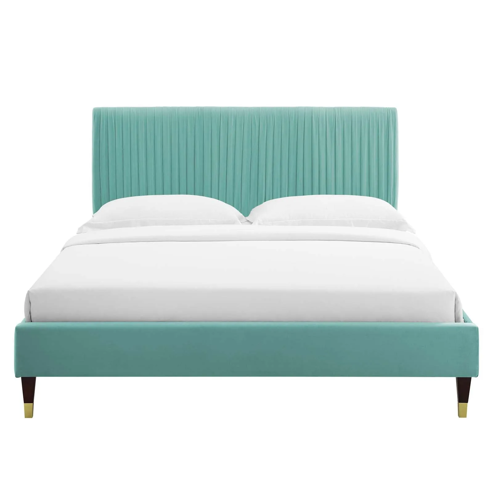 Peyton  Performance Velvet Platform Bed