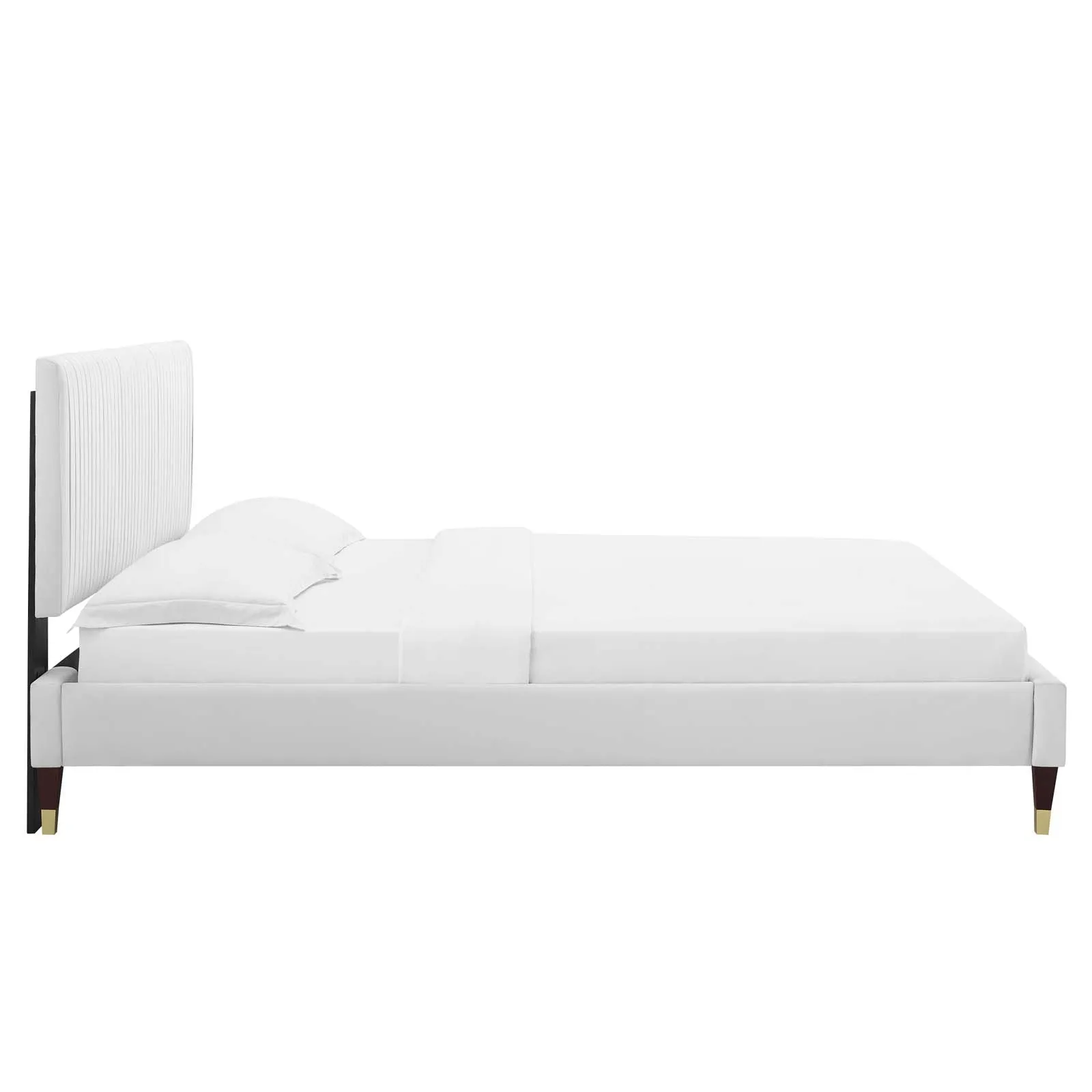 Peyton  Performance Velvet Platform Bed