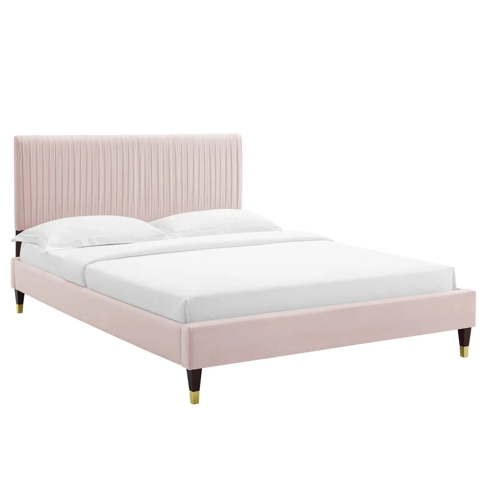 Peyton  Performance Velvet Platform Bed