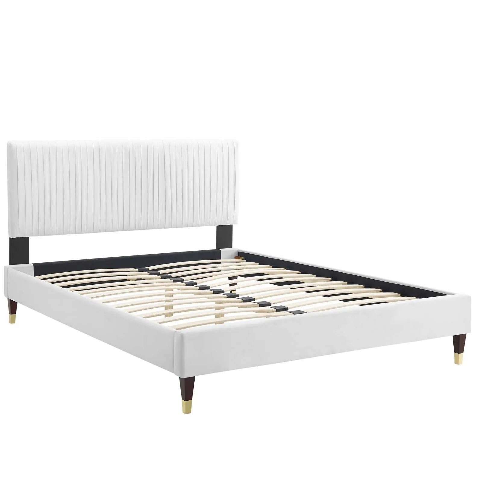 Peyton  Performance Velvet Platform Bed