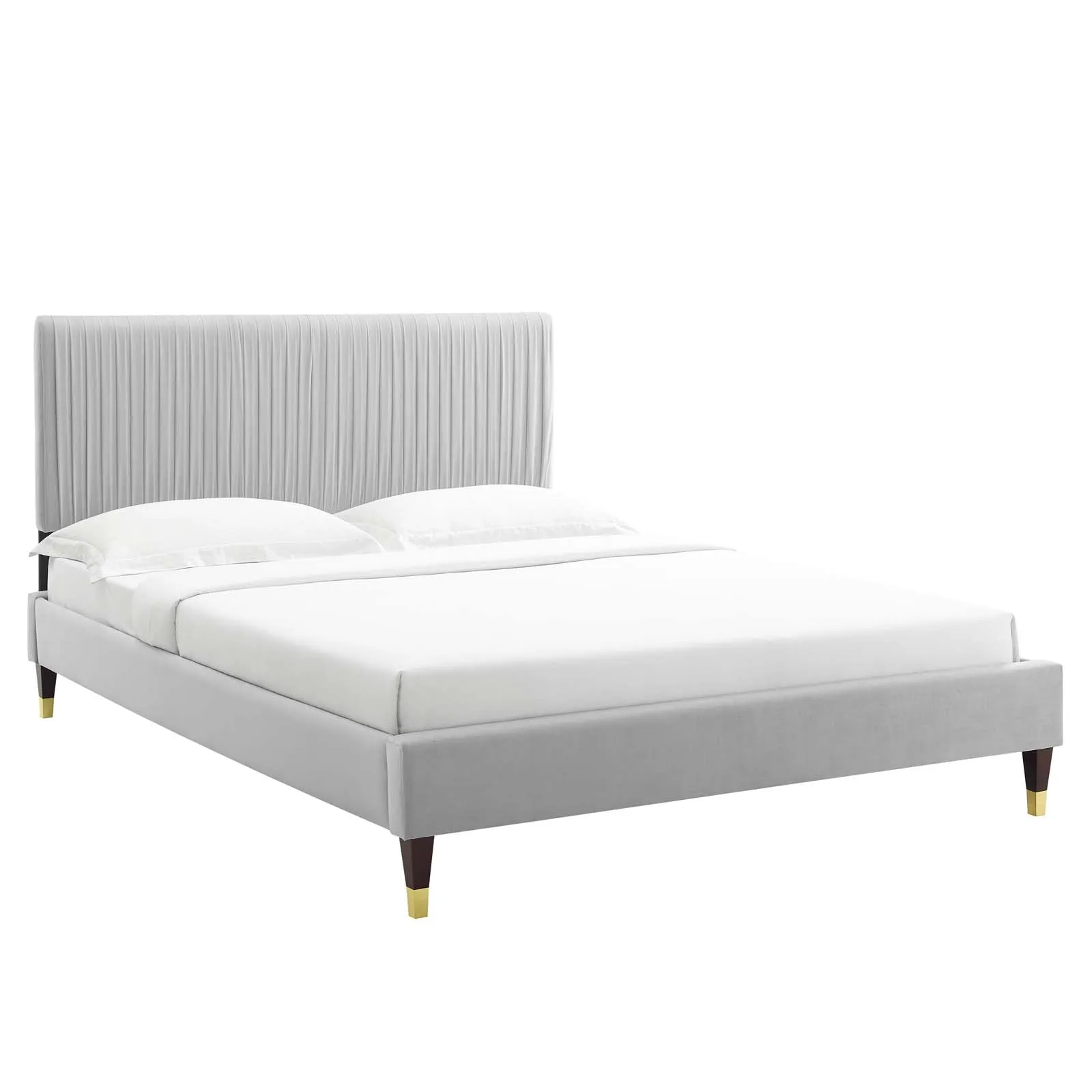 Peyton  Performance Velvet Platform Bed