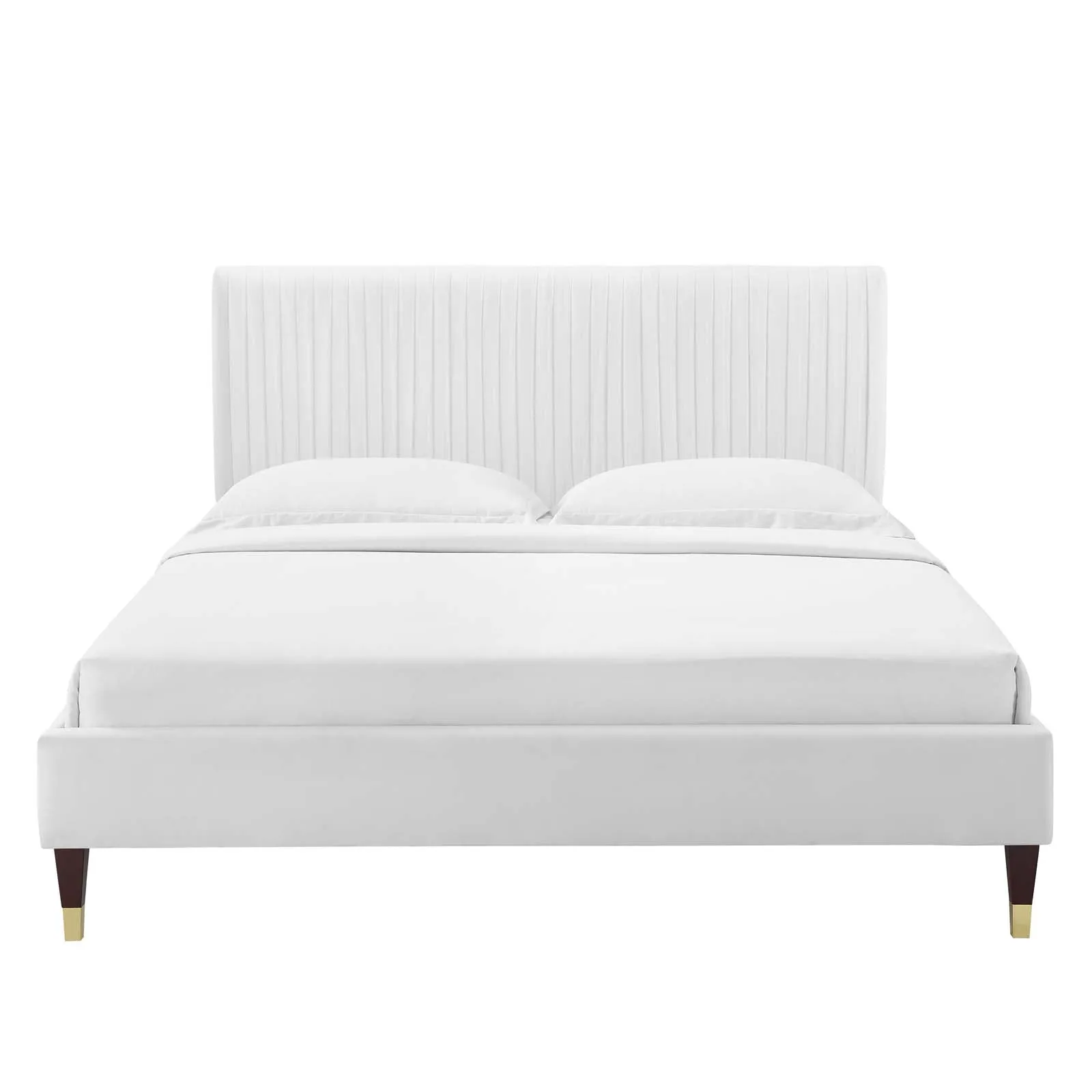 Peyton  Performance Velvet Platform Bed