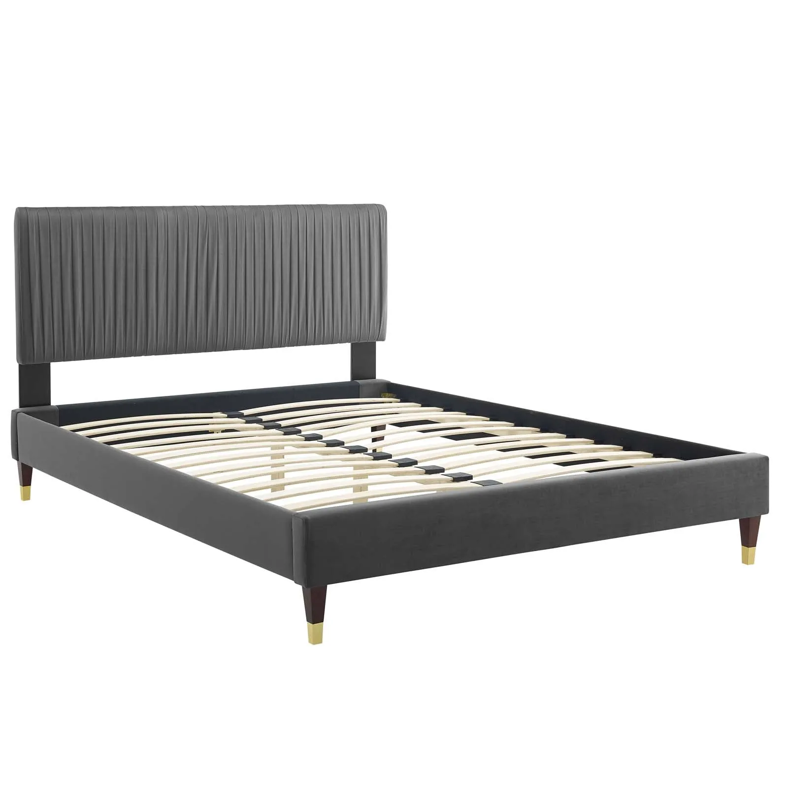 Peyton  Performance Velvet Platform Bed