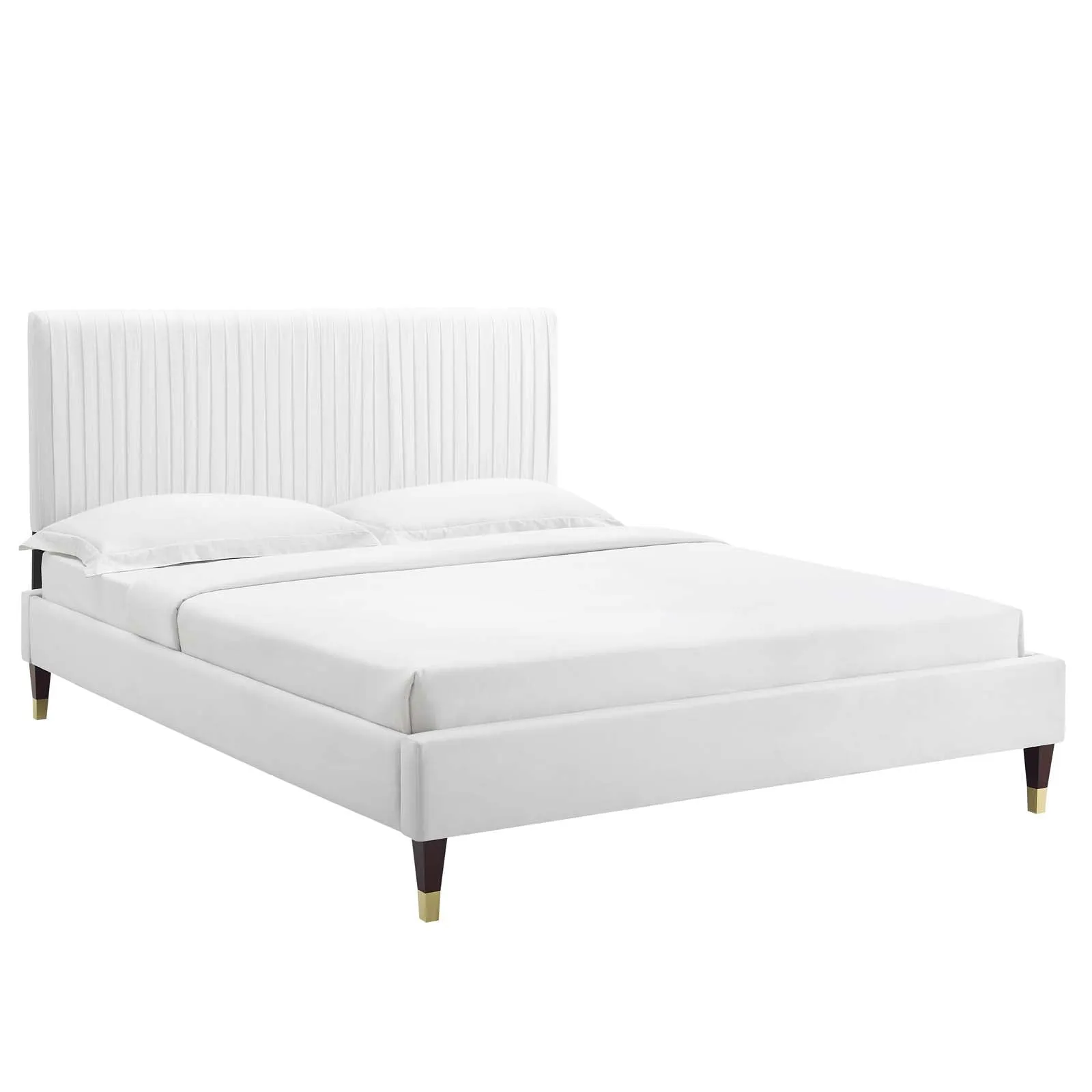 Peyton  Performance Velvet Platform Bed