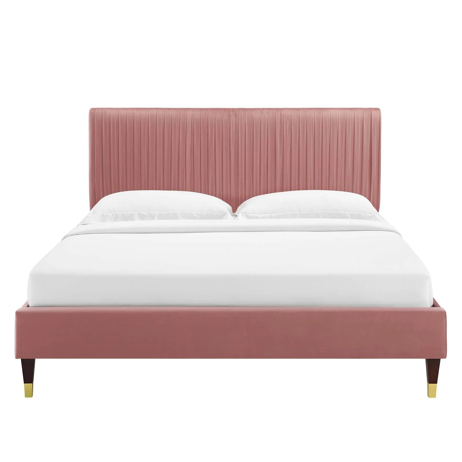 Peyton  Performance Velvet Platform Bed