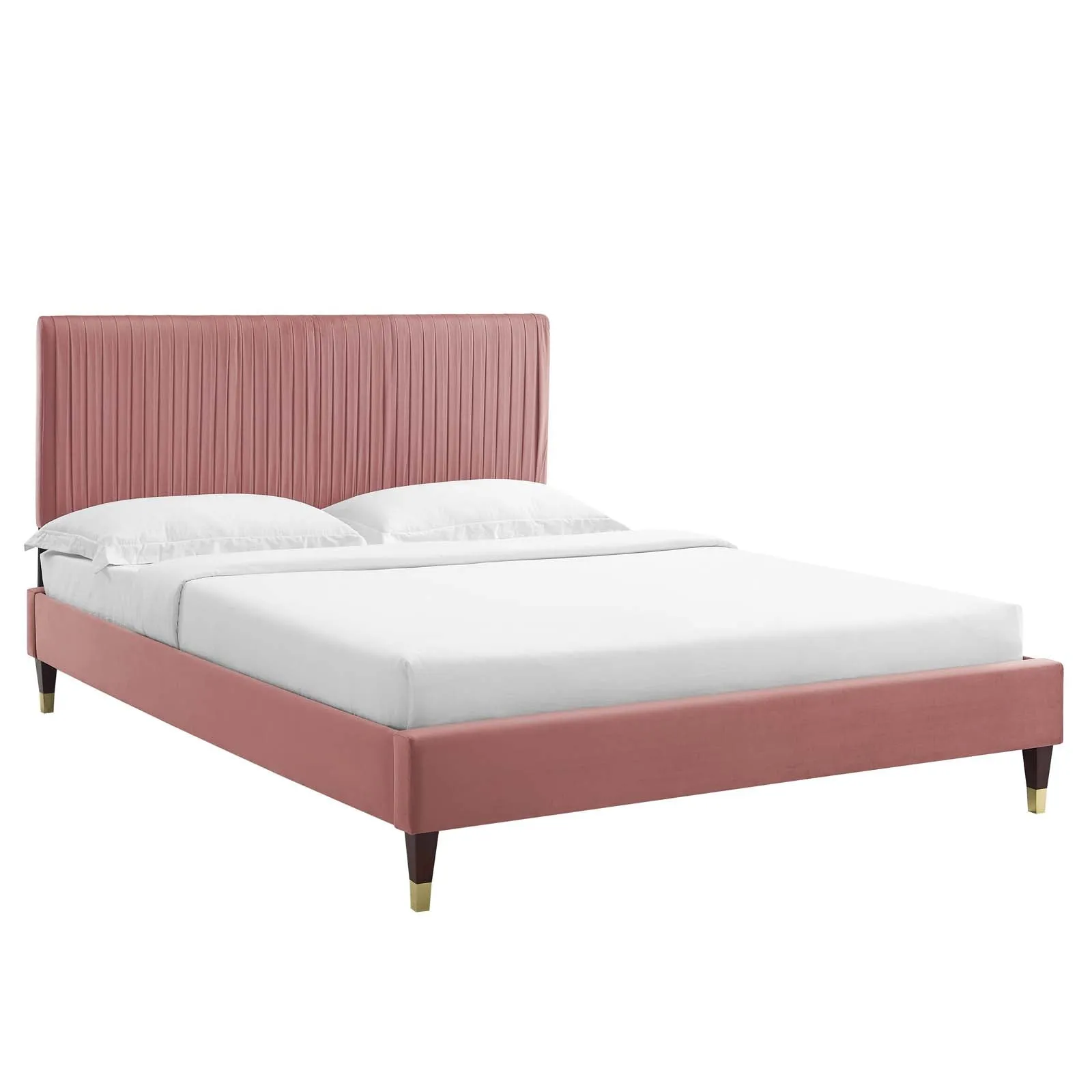 Peyton  Performance Velvet Platform Bed