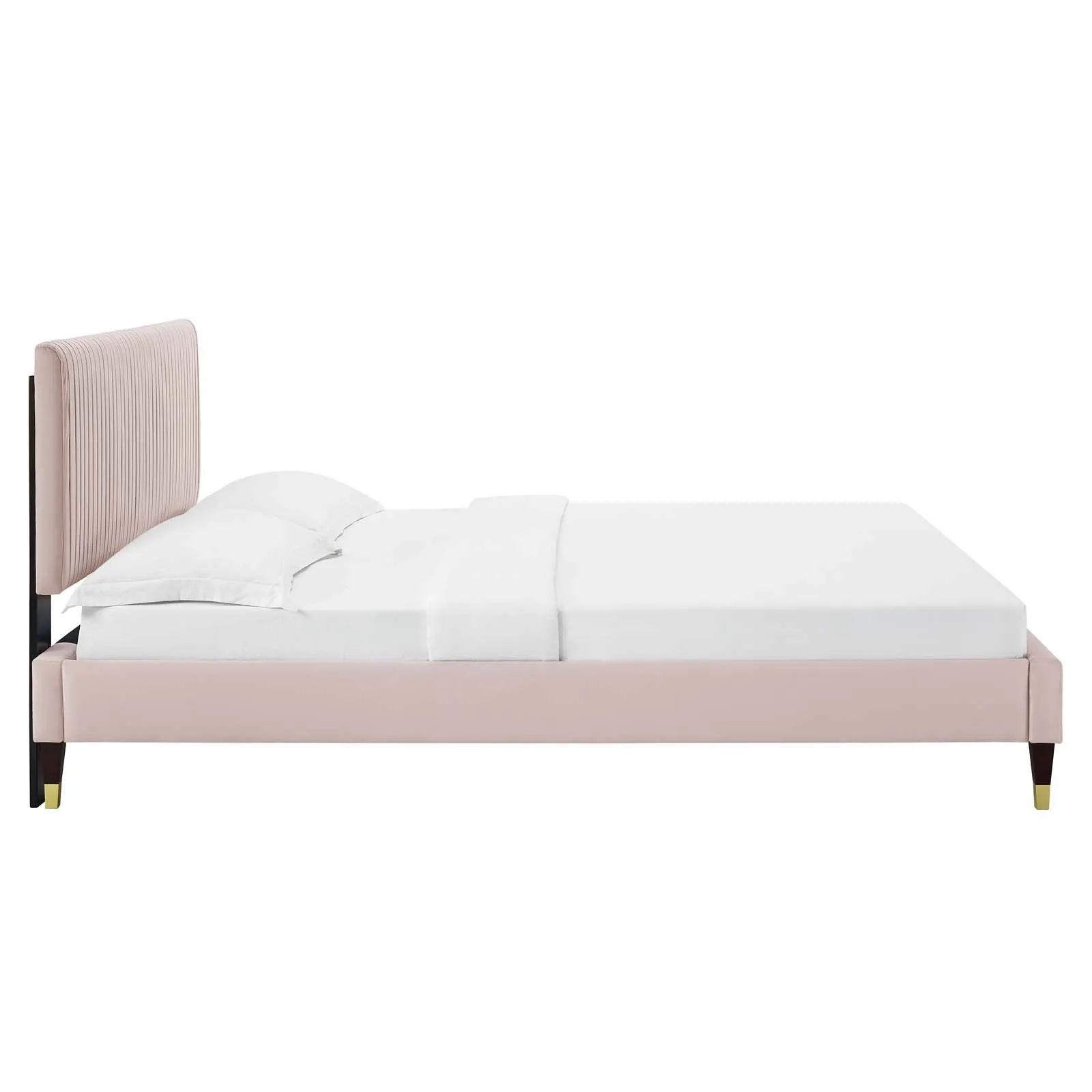 Peyton  Performance Velvet Platform Bed