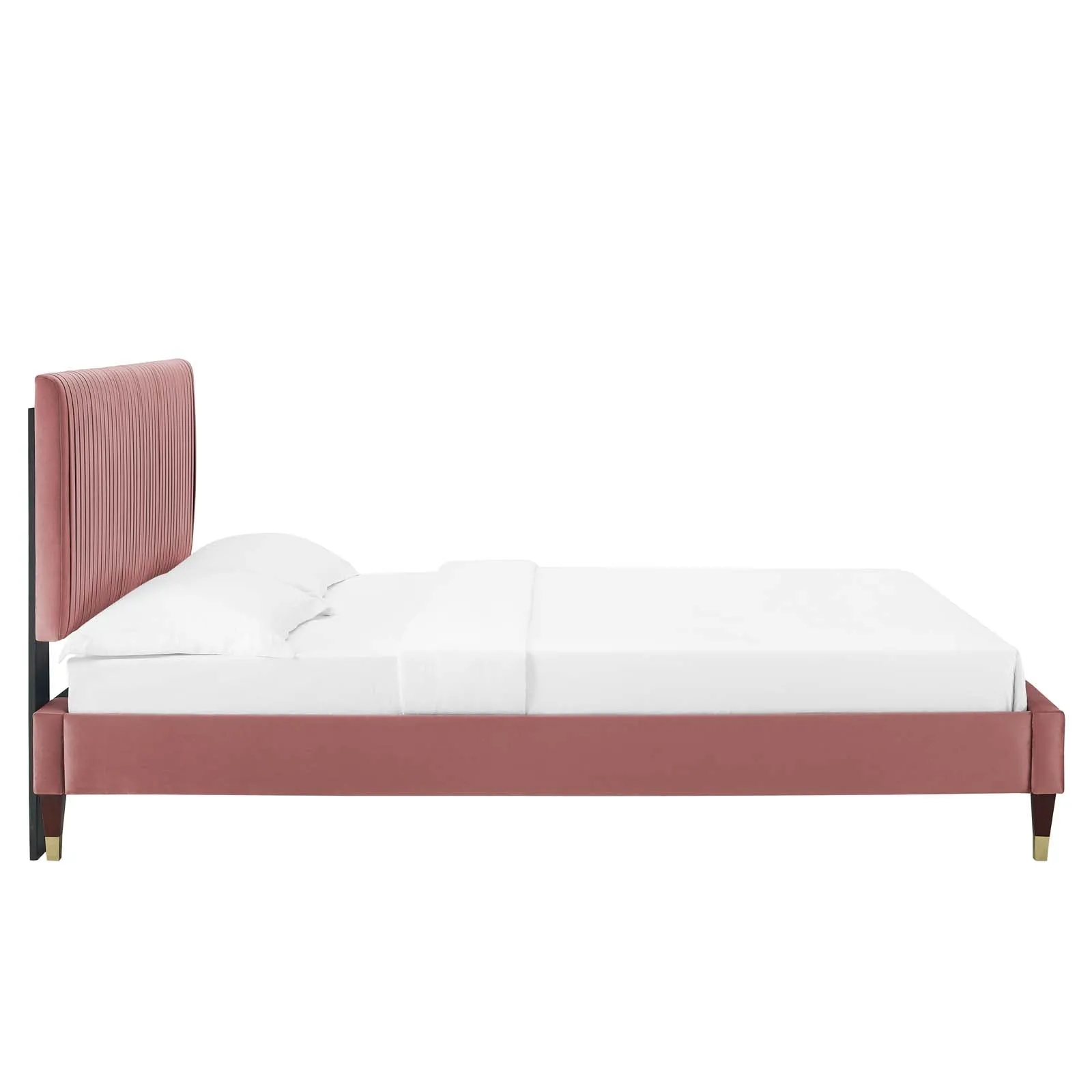 Peyton  Performance Velvet Platform Bed