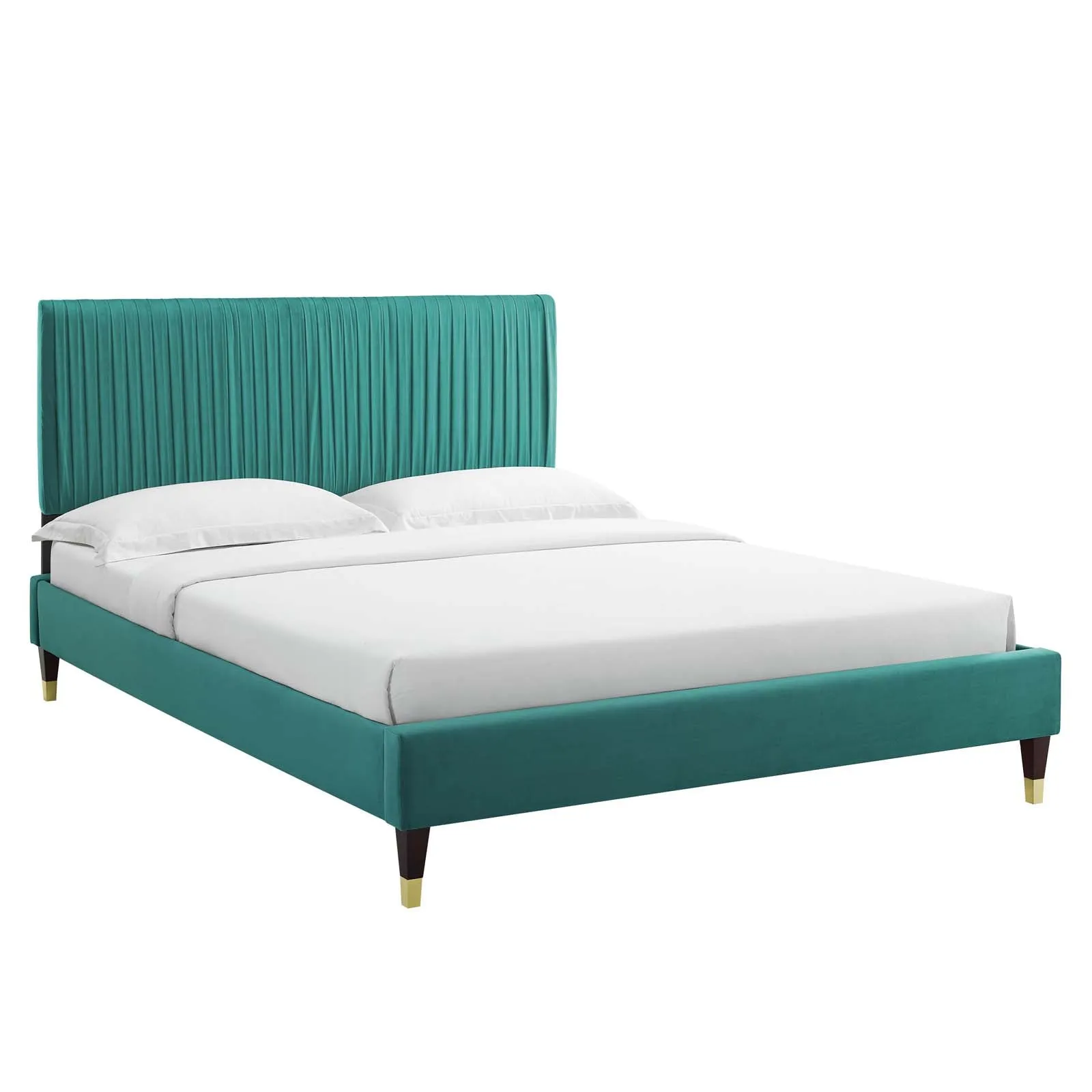 Peyton  Performance Velvet Platform Bed