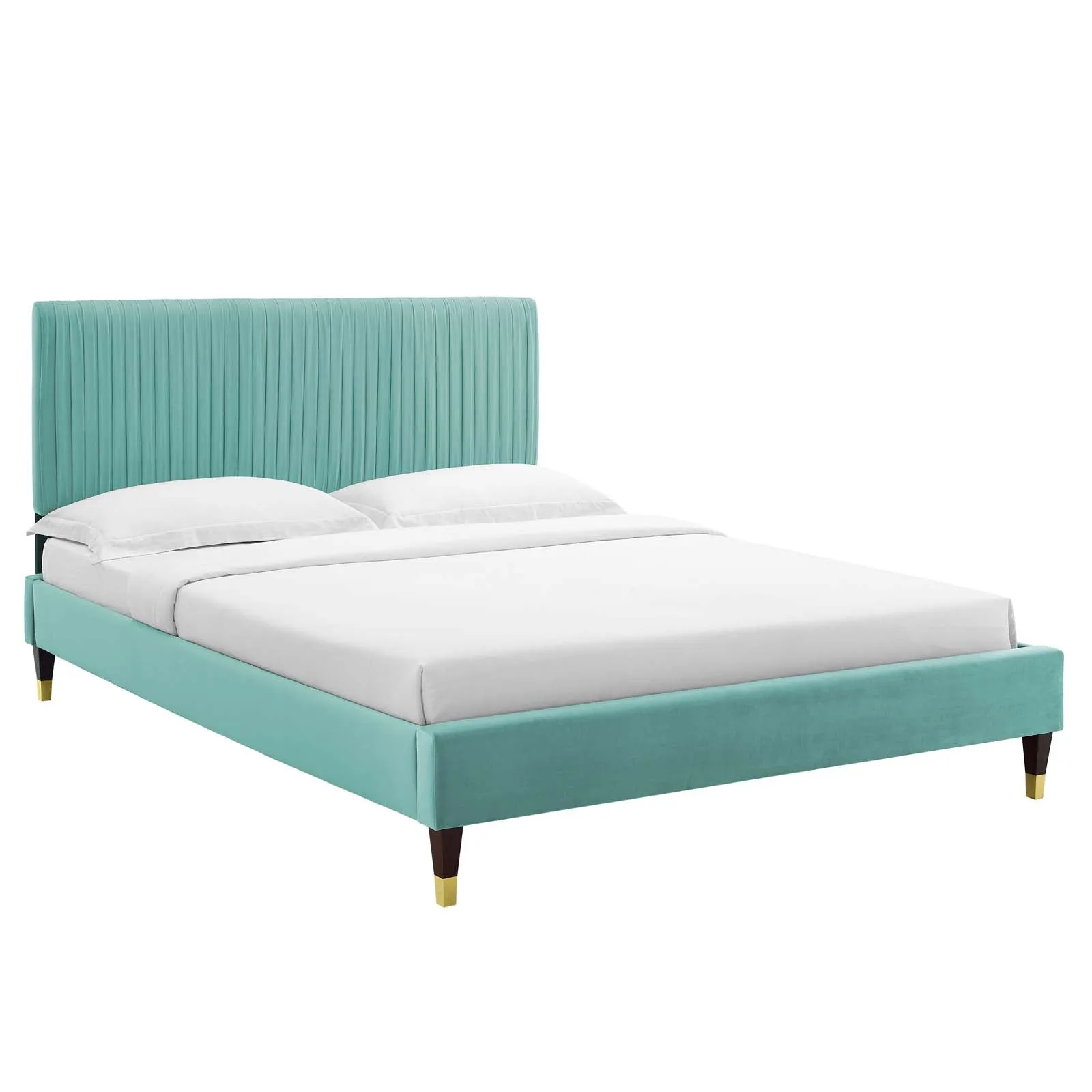 Peyton  Performance Velvet Platform Bed