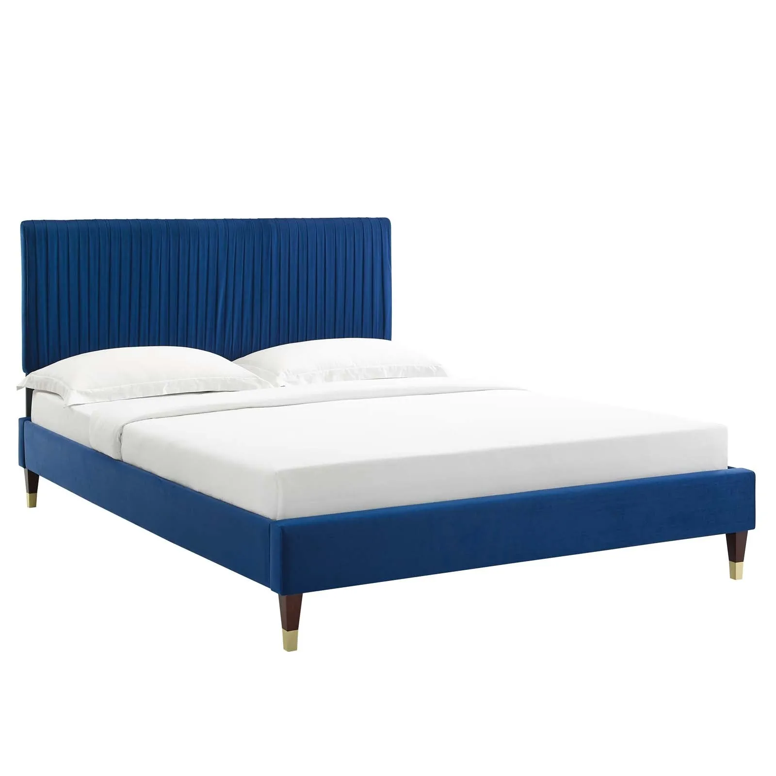 Peyton  Performance Velvet Platform Bed