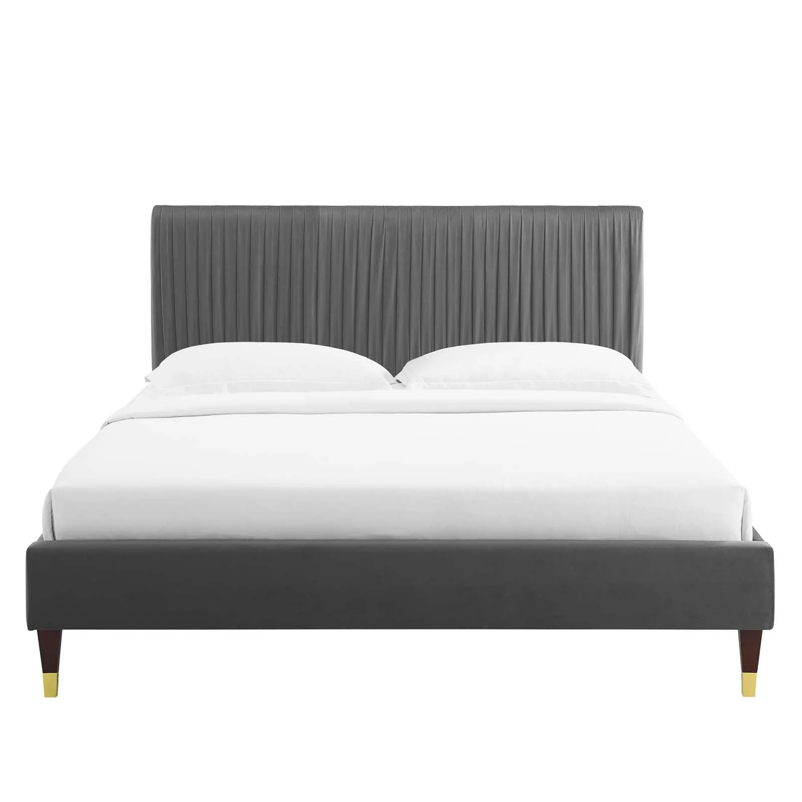 Peyton  Performance Velvet Platform Bed