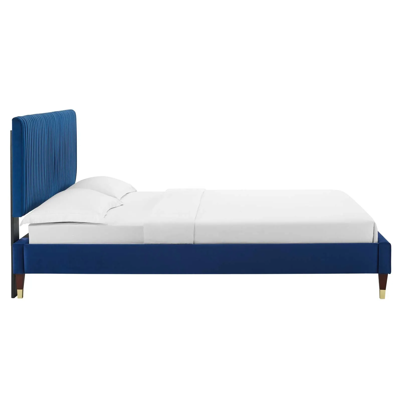 Peyton  Performance Velvet Platform Bed