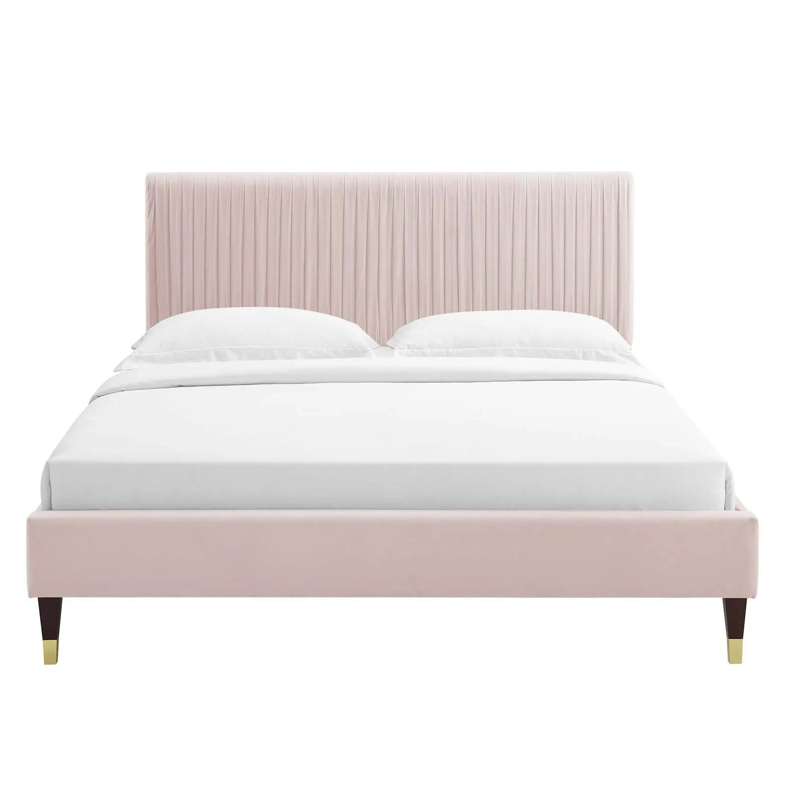 Peyton  Performance Velvet Platform Bed