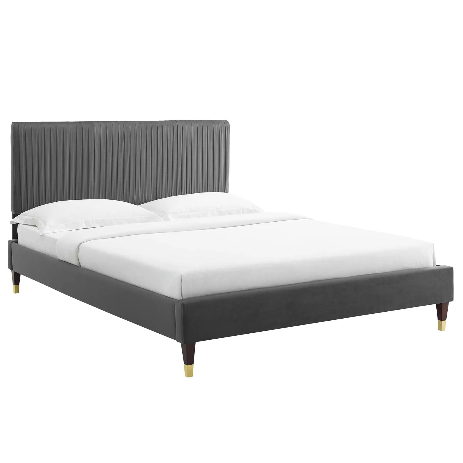 Peyton  Performance Velvet Platform Bed