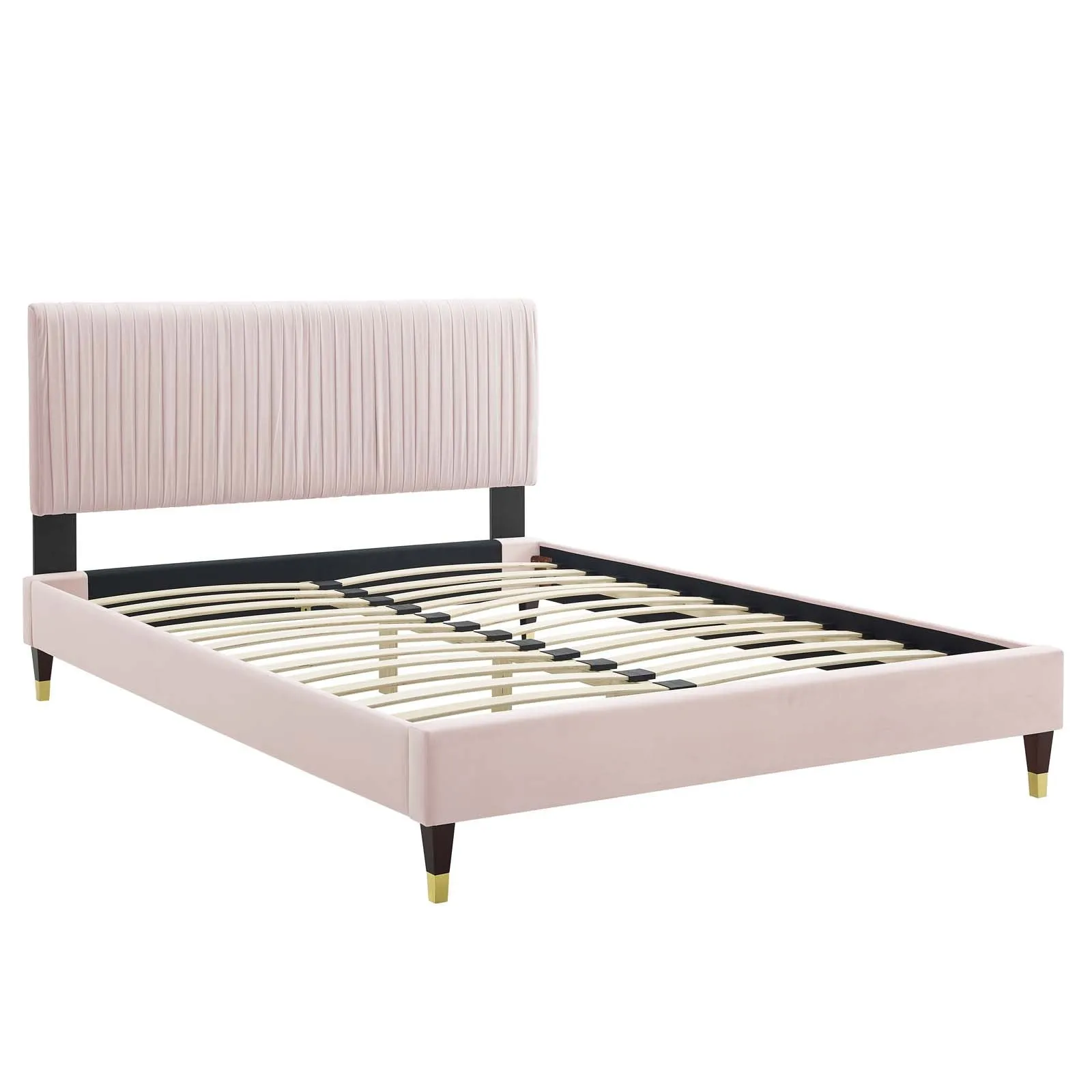 Peyton  Performance Velvet Platform Bed