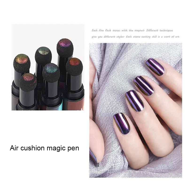 Professional Nail Art - Magic Chrome Pigment Pens