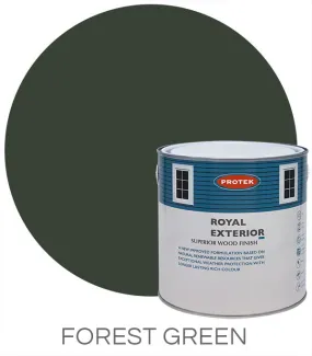 Protek Royal Exterior Wood Finish in Forest Green