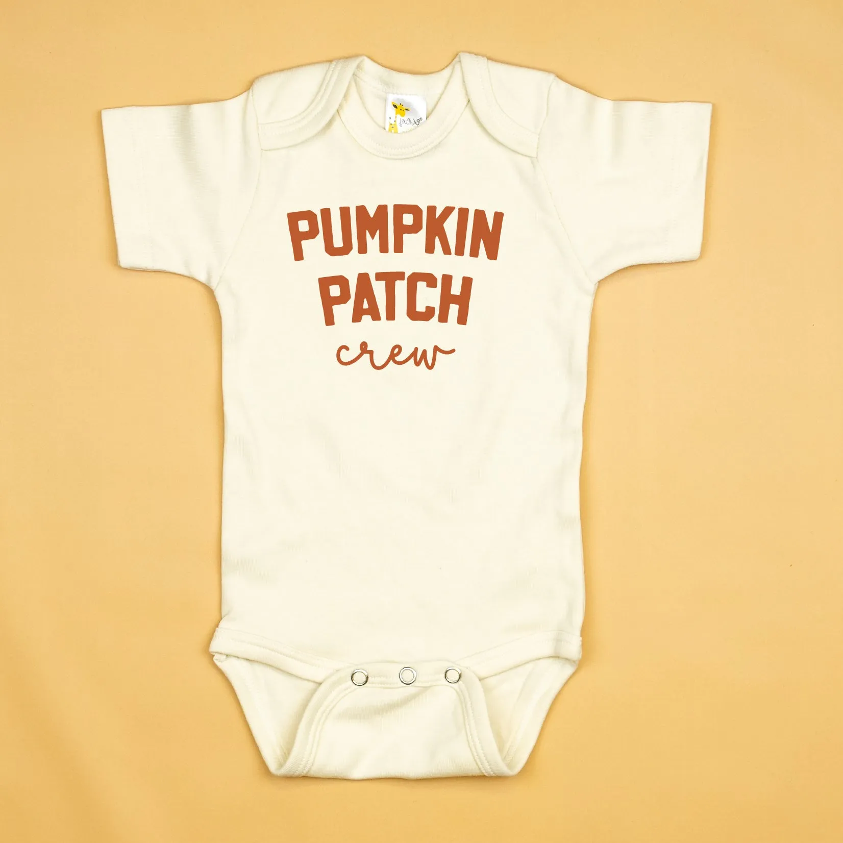 Pumpkin Patch Crew | Natural Bodysuit