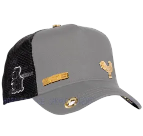 Red Monkey Men's Rooster Grey 956 Edition New Limited Unisex Trucker Cap