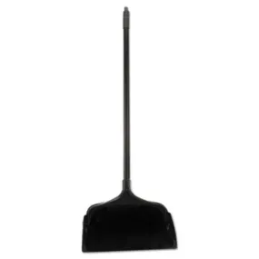 RUBBERMAID COMMERCIAL PROD. RCP253100BK Lobby Pro Upright Dustpan With Wheels, 12.5w X 37h, Polypropylene With Vinyl Coat, Black, 1 Each