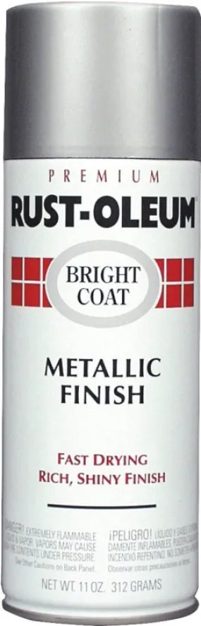 Rust-Oleum 7718830 Rust Preventative Spray Paint, Metallic, Chrome, 11 oz, Can :CAN: QUANTITY: 1