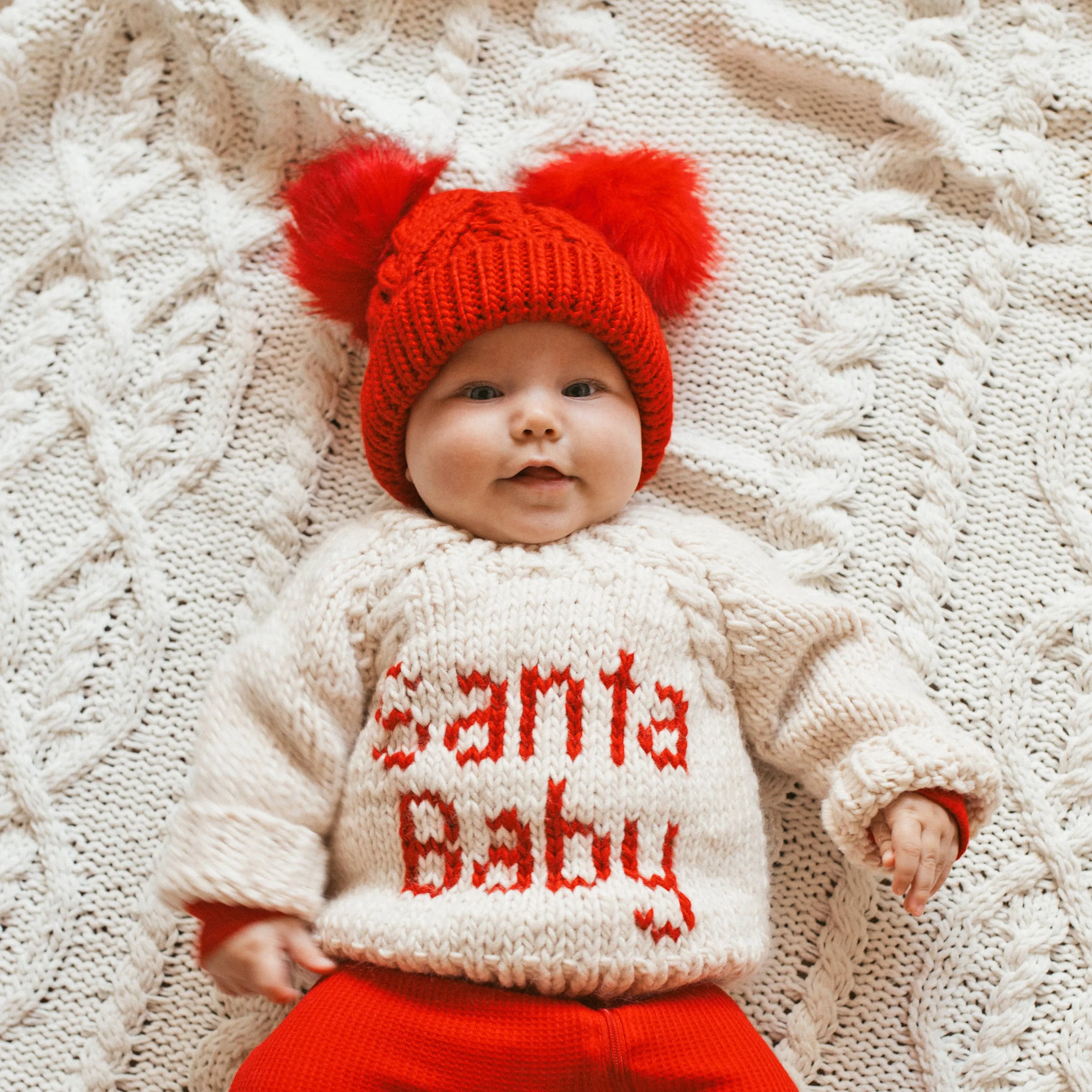 Santa Baby Crew Neck Sweater-huggalugs