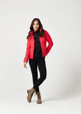 Scarlet Duck Down Puffer Jacket