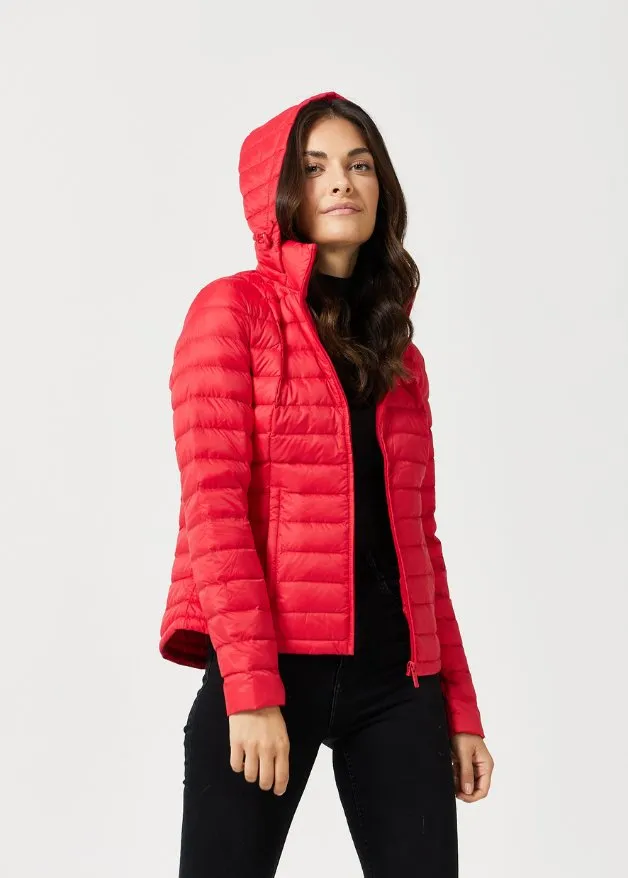 Scarlet Duck Down Puffer Jacket