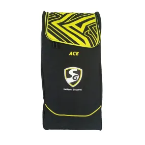 SG Ace Duffle Cricket Kitbag - Large (Black/Yellow)